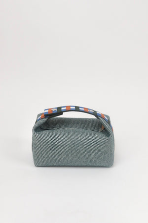 Wool Green Blue Bride-a-Brac Large Case