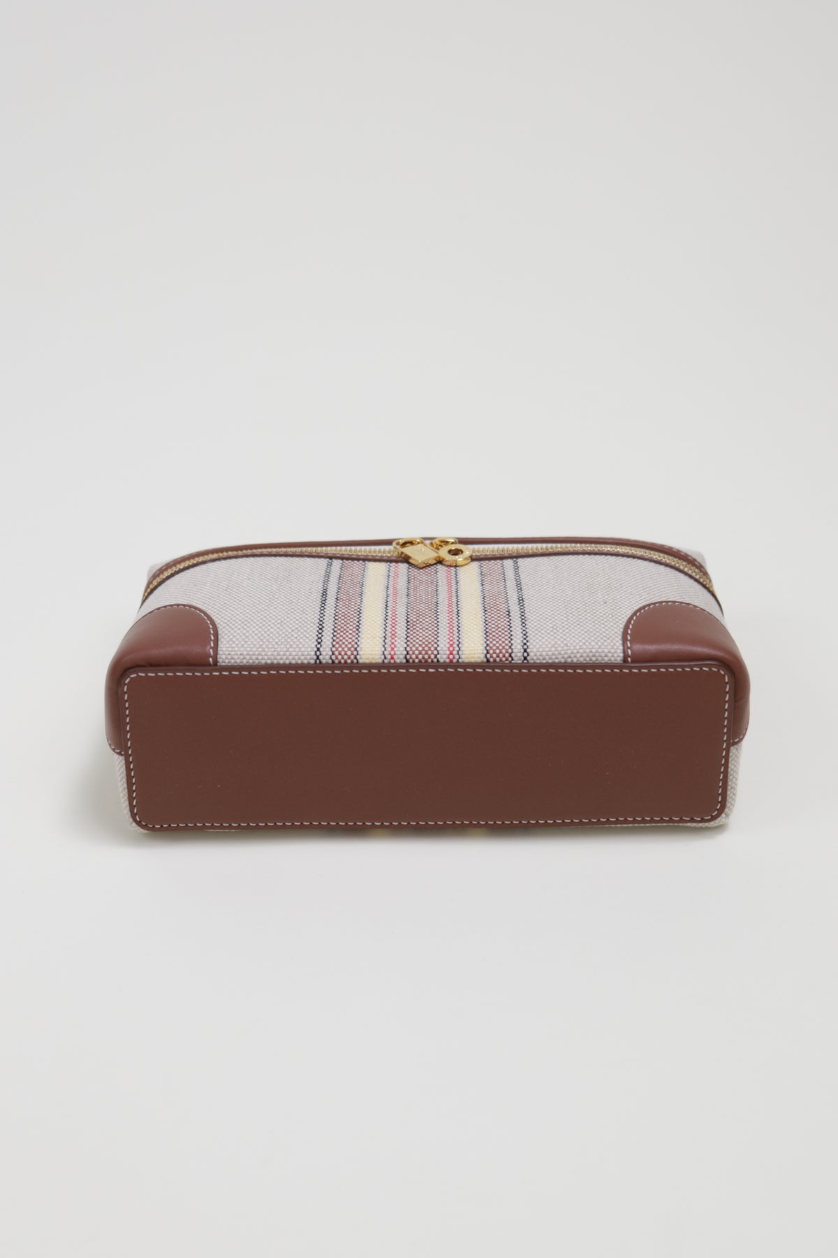 Extra Pocket L19 East-West Cotton/Linen Mini Bag