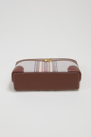Extra Pocket L19 East-West Cotton/Linen Mini Bag
