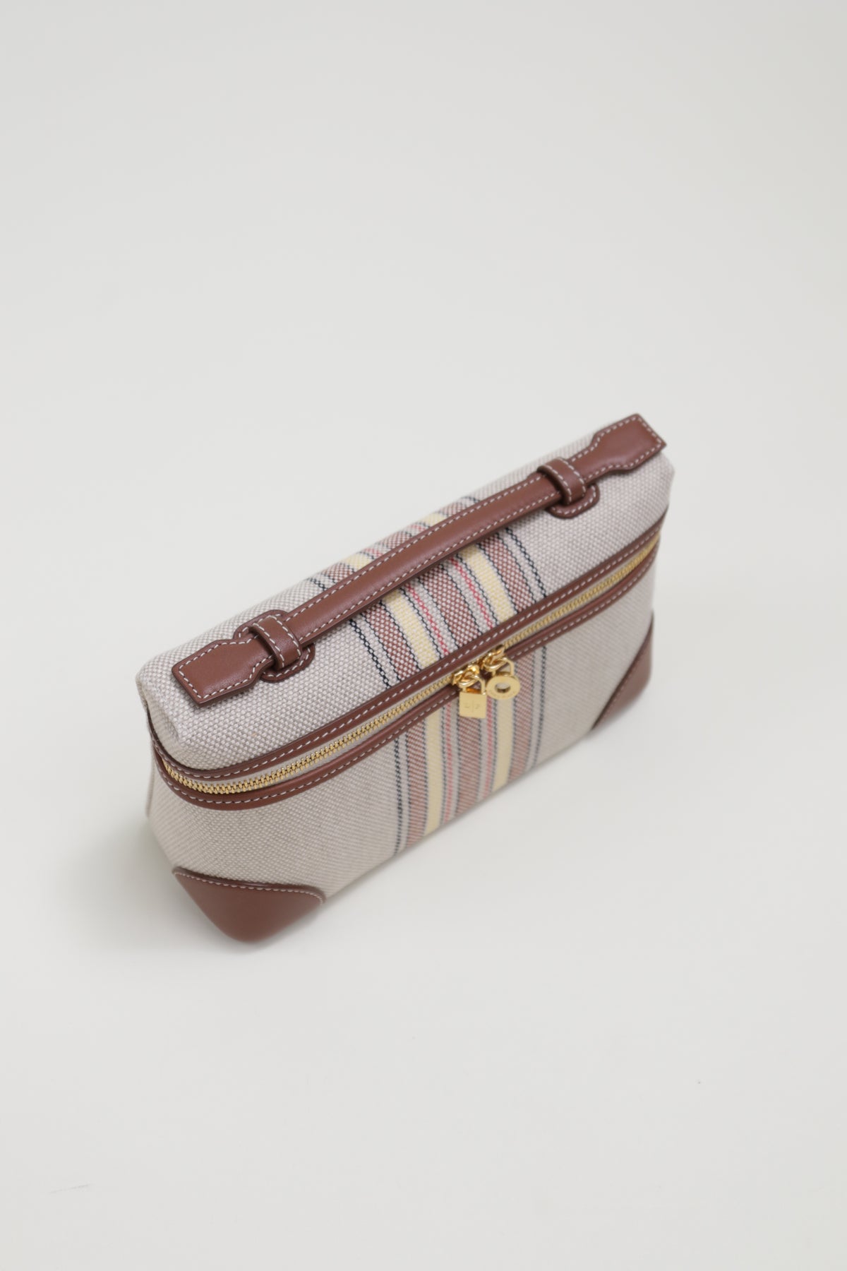 Extra Pocket L19 East-West Cotton/Linen Mini Bag