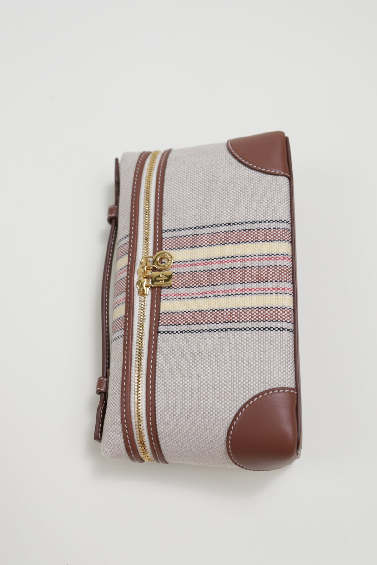 Extra Pocket L19 East-West Cotton/Linen Mini Bag