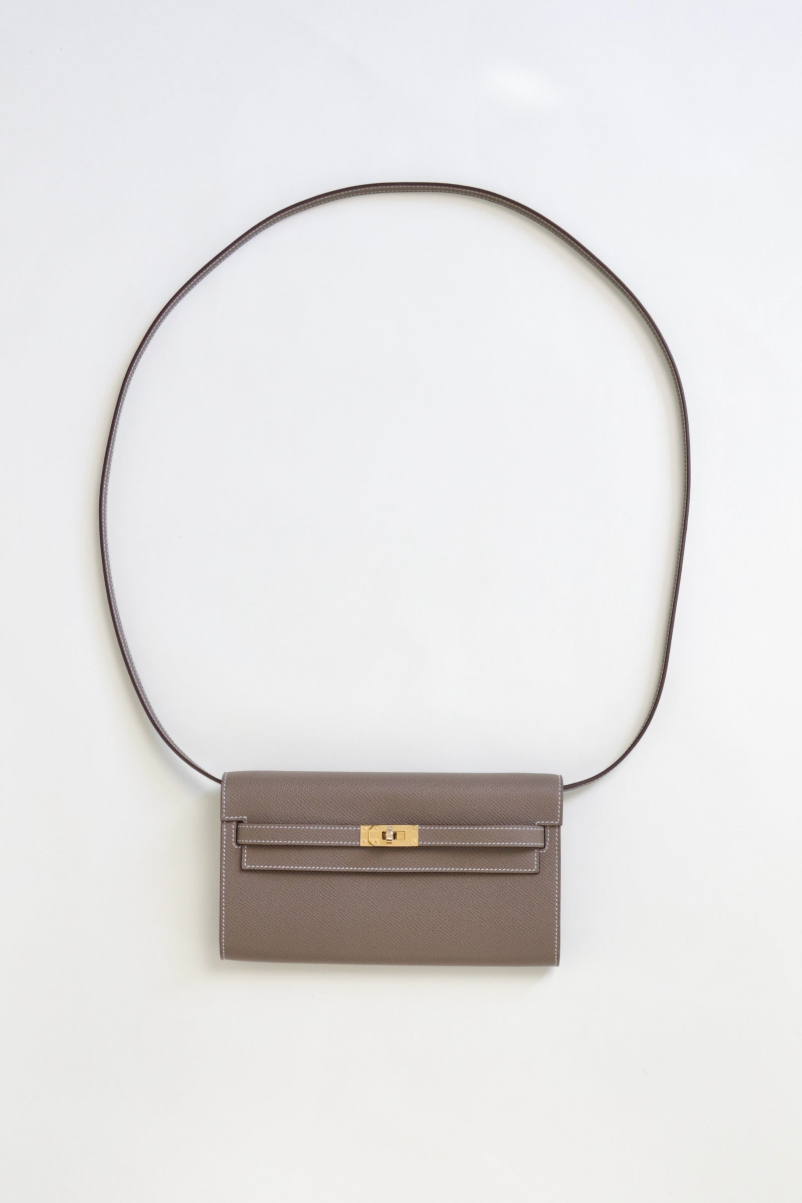 Hermès 2024 Kelly Classique To Go Wallet Epsom GHW