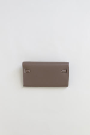Hermès 2024 Kelly Classique To Go Wallet Epsom GHW