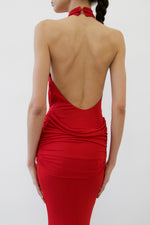 Red Cutout Gown