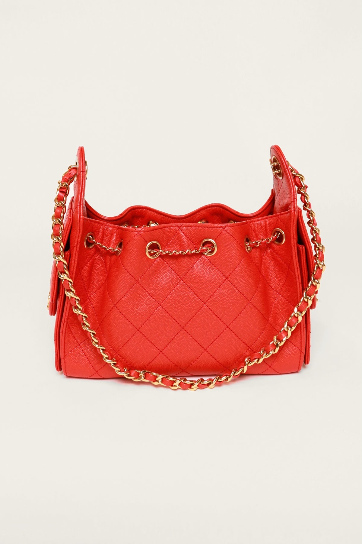 Red Mini 25 Hobo Bag