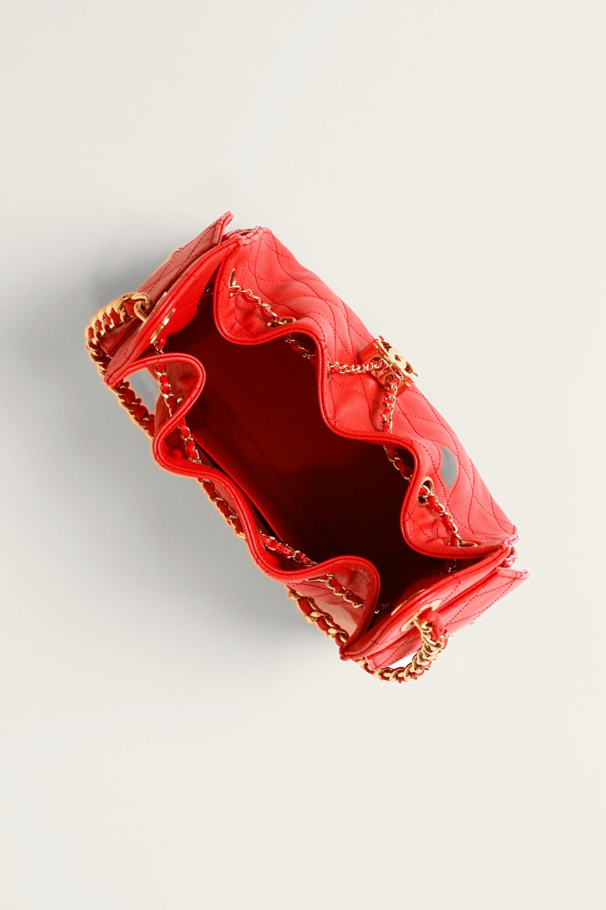 Red Mini 25 Hobo Bag