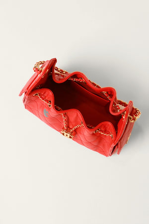 Red Mini 25 Hobo Bag