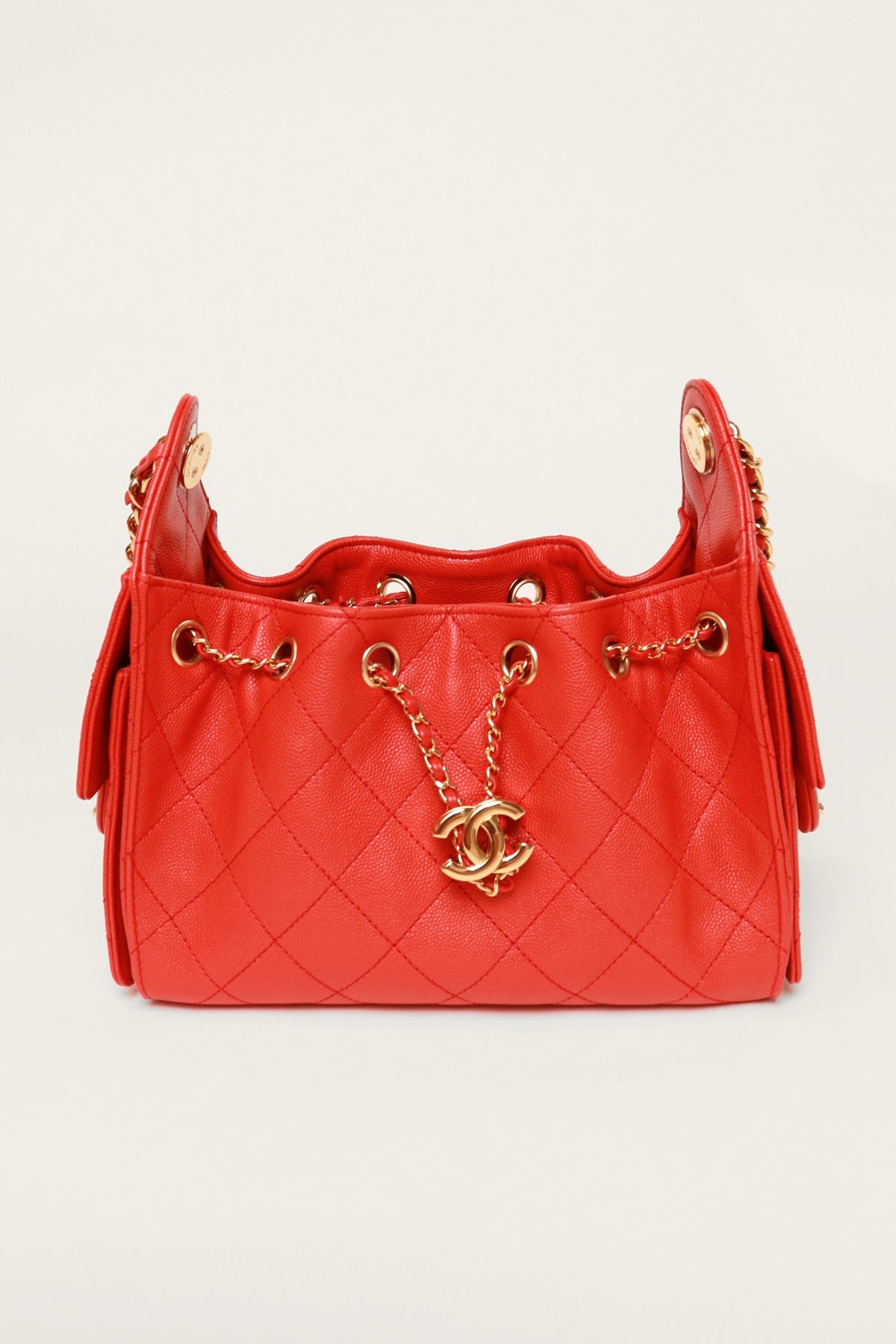 Red Mini 25 Hobo Bag