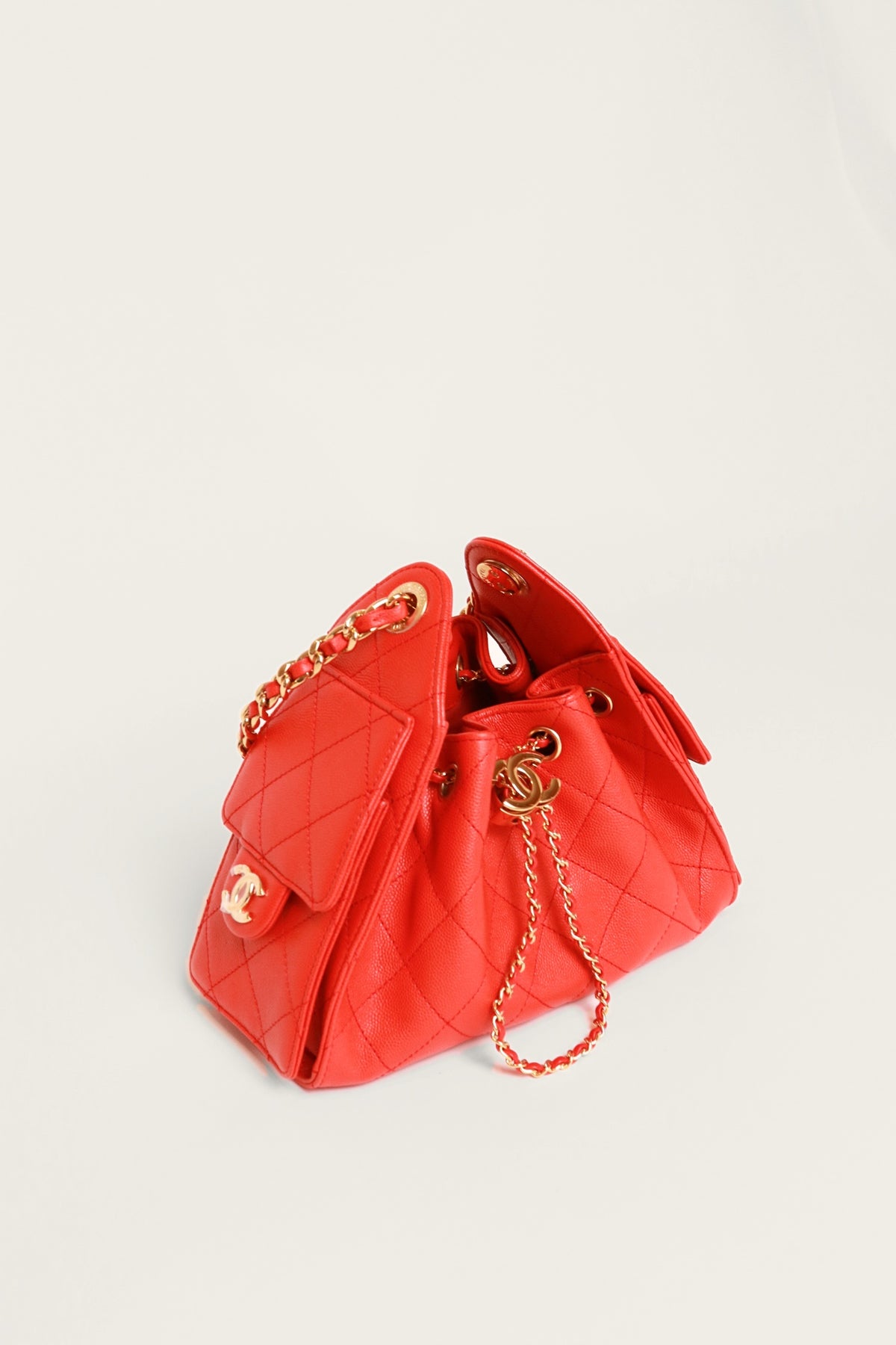 Red Mini 25 Hobo Bag