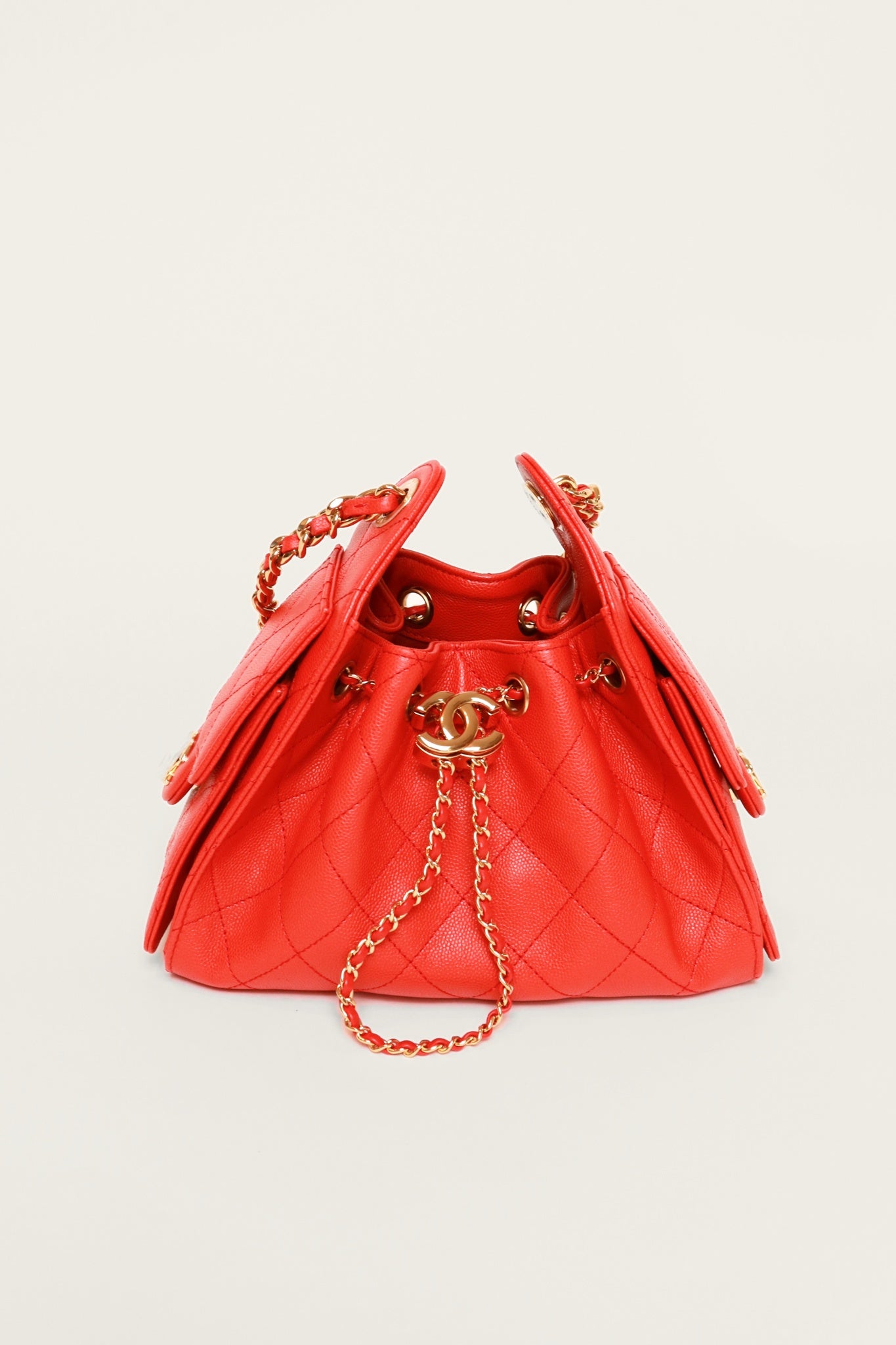 Red Mini 25 Hobo Bag