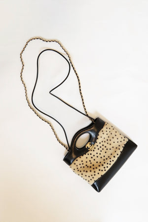 Métiers d'Art 2026 Cheetah Print Calf Hair Mini 31 Shopping Bag