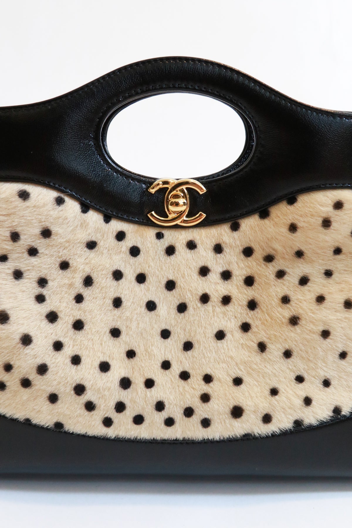 Métiers d'Art 2026 Cheetah Print Calf Hair Mini 31 Shopping Bag