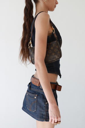 D&G Vintage Denim Mini Skirt