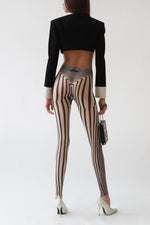 Original Vintage Body Morph Print Mesh Leggings