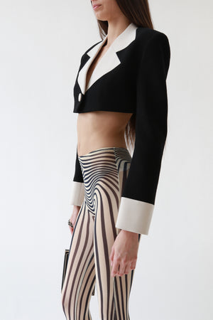 Original Vintage Body Morph Print Mesh Leggings