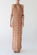 Signature Knit Halter Maxi Dress