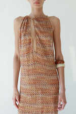 Signature Knit Halter Maxi Dress