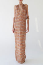 Signature Knit Halter Maxi Dress