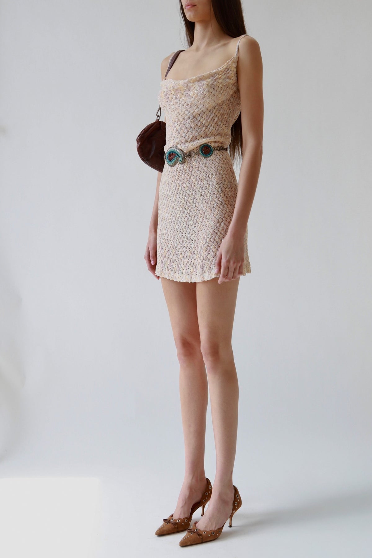 Missoni Pink Mini Knit Dress